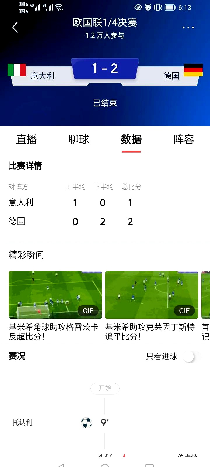 意大利惊险逆转晋级，德国遗憾止步八强的简单介绍